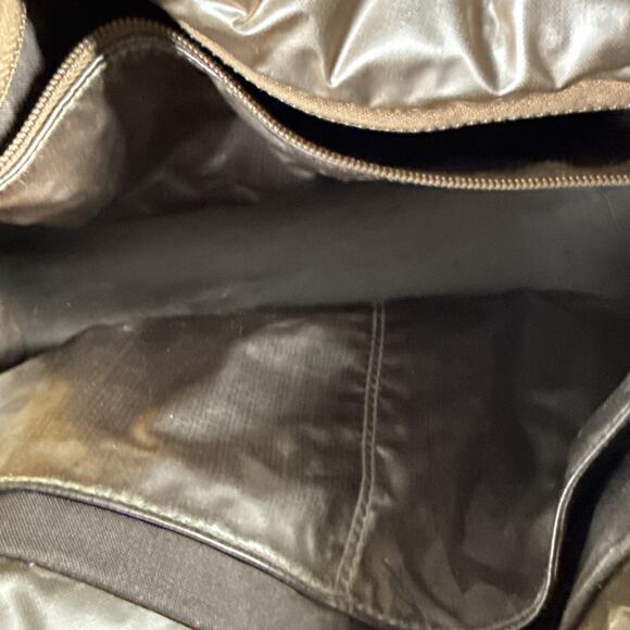 1970s The French Co Unicorn Countryside Vintage Suede and Tapestry Travel Bag - Picture 7 of 9